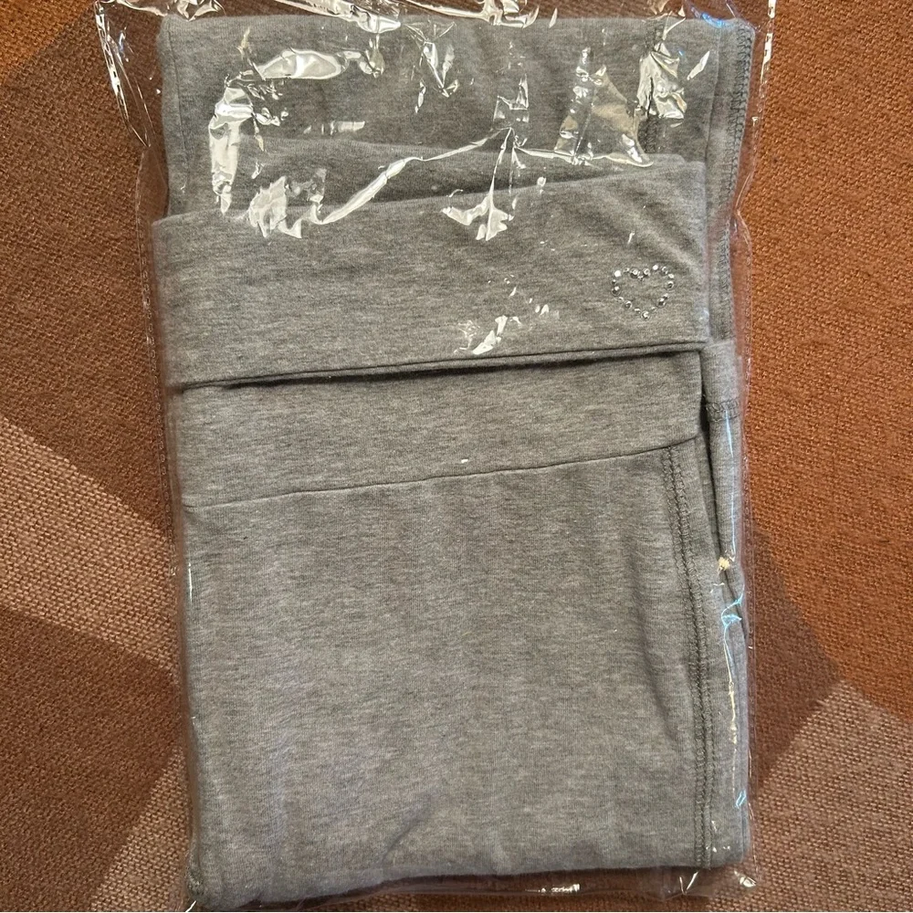 EUC Justice gray straight leg yoga pants, girl XL BONUS Justice red tank